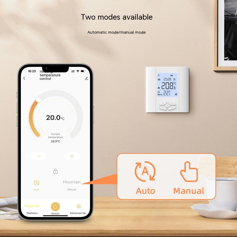 Graffiti Smart Thermostat Valve Actuator gas Boiler