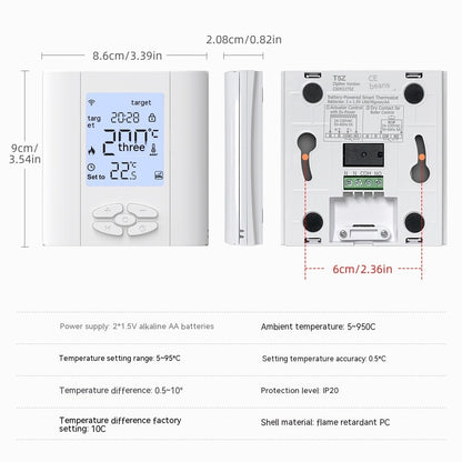 Graffiti Smart Thermostat Valve Actuator gas Boiler