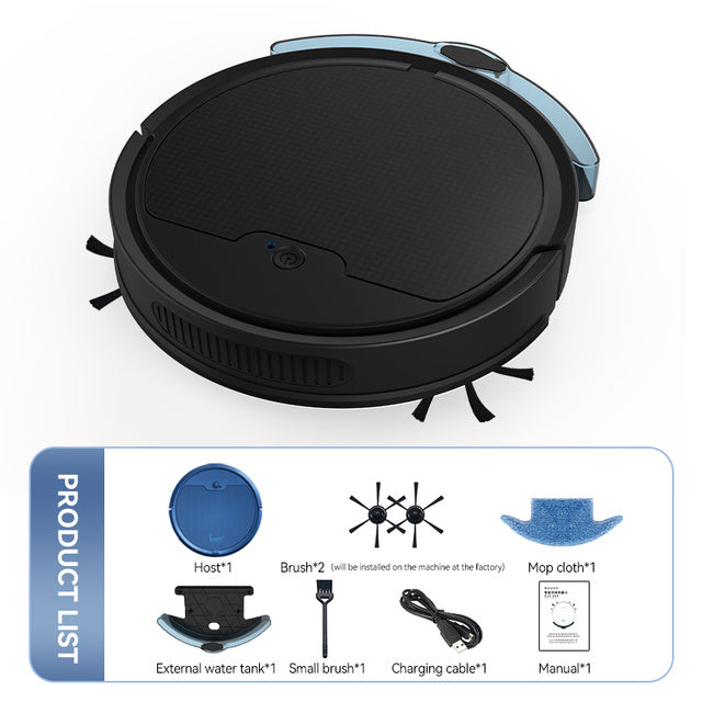 BowAI 3-in-1 smart sweeping robot vacuum and mop with WiFi app control