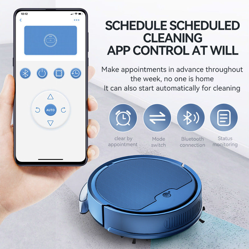 Smart robot vacuum and mop combo with WiFi and automatic cleaning system