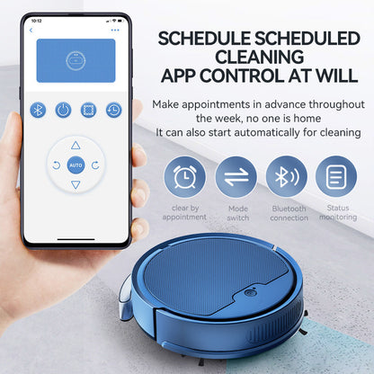 Smart robot vacuum and mop combo with WiFi and automatic cleaning system