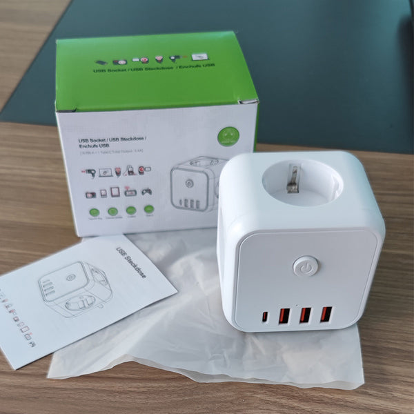 Rubik's Cube Converter European Standard Extension Cable Power Strip Multi-function