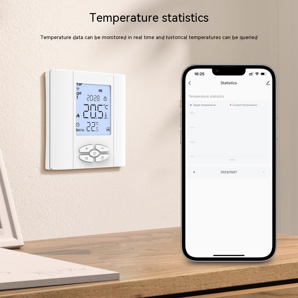 Graffiti Smart Thermostat Valve Actuator gas Boiler
