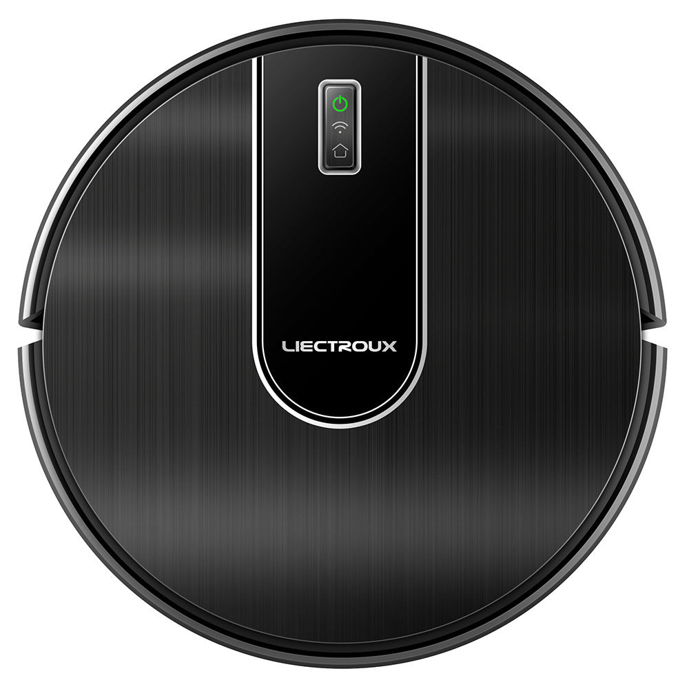 AI robot vacuum cleaner with smart navigation and self-charging system