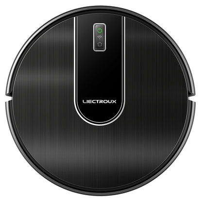 AI robot vacuum cleaner with smart navigation and self-charging system